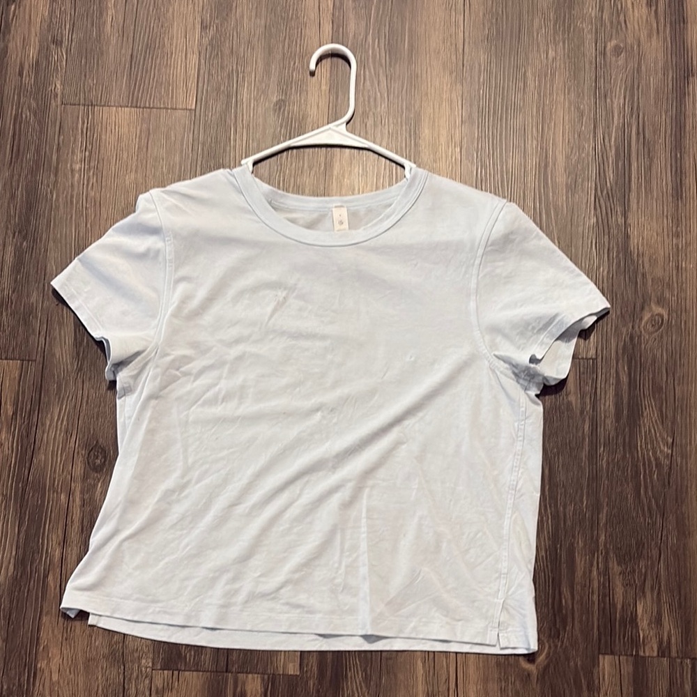 Lululemon light blue shirt